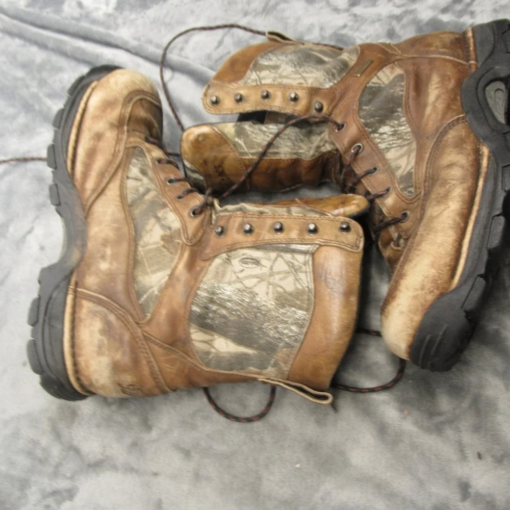 Danner Mens Boots 13 Hunt GORETEX Camo Leather Insulated Waterproof Pronghorn 8